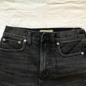 Madewell black sz 24 hi-rise perfect vintage jean mom jean